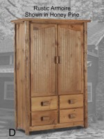 Page 1 rustic armoire New