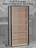 Page 2 B. Ranch 6 foot Bookcase