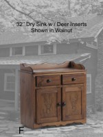 Page 20 Dry Sink Walnut Deer