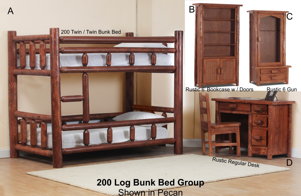 Page 5 200 Log Bunk Bed Group 1
